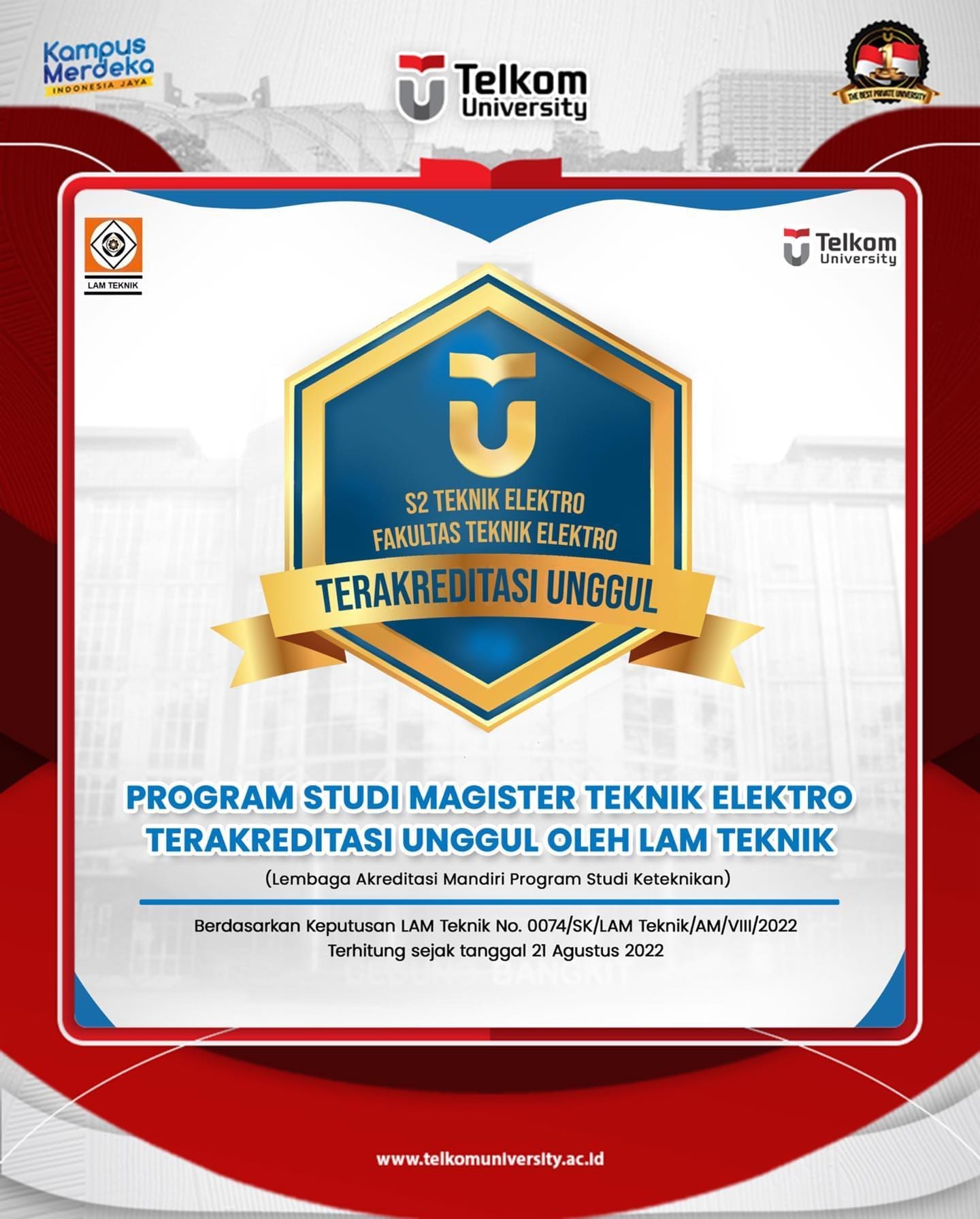 program studi magister teknik elektro yang telah berhasil terakreditasi unggul oleh lam teknik 1