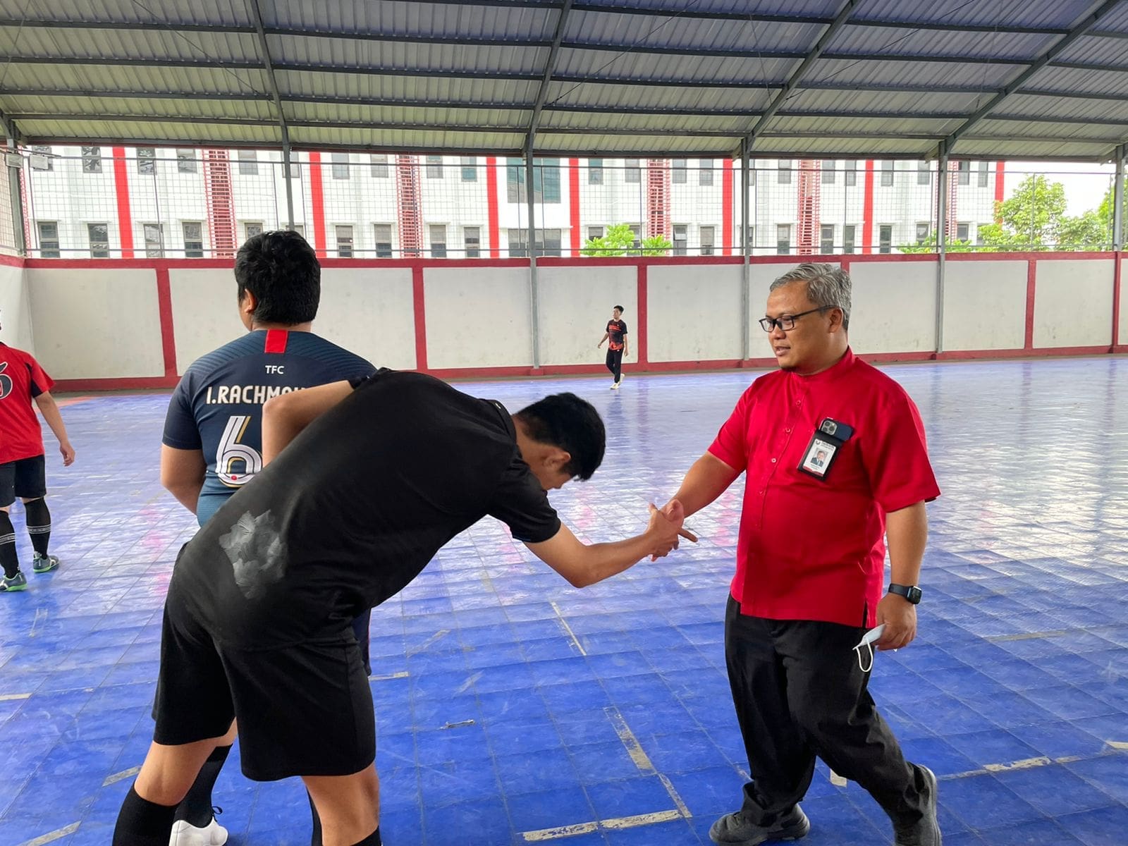 latihan rektorat persiapan telu cup 2016