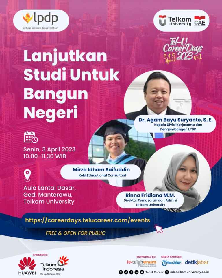 lanjutkan studi untuk bangun negeri