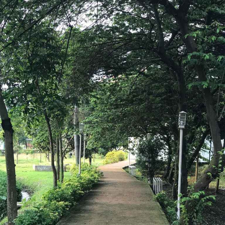 fasilitas olah raga di telkom university jogging track 1
