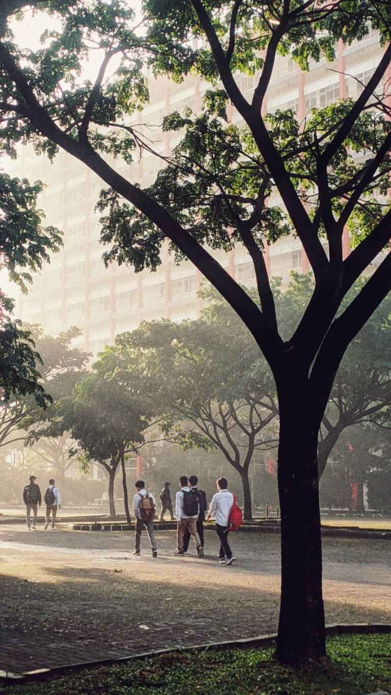 telkom university pedestarian area