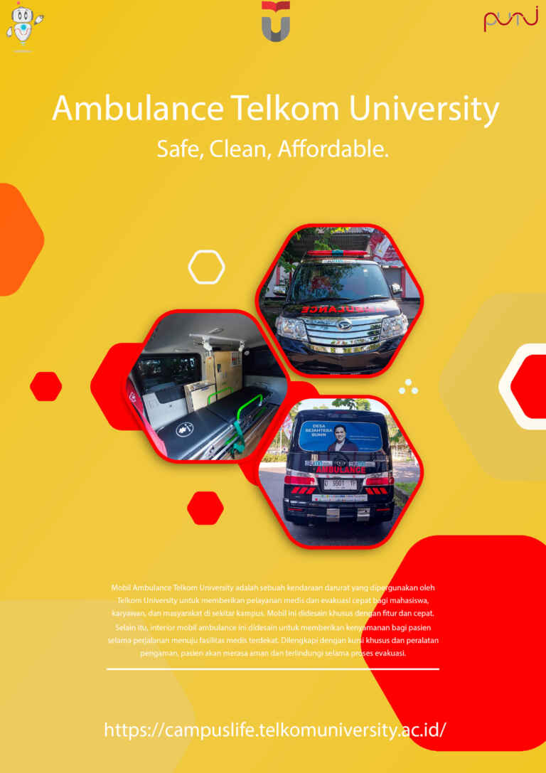 Poster ambulan Telkom University