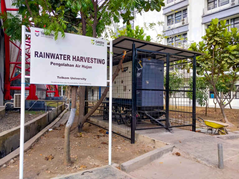 Rainwater Harvesting (Pengolahan Air Hujan) Telkom University '