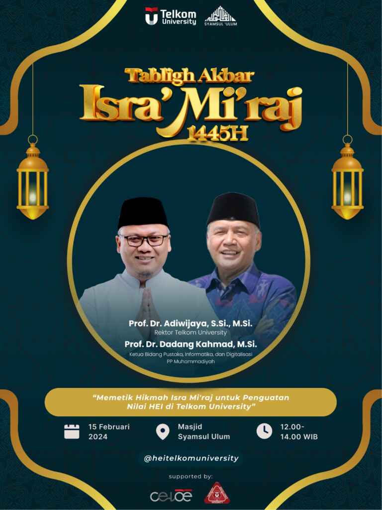 Memetik Hikmah Isra Miraj untuk Penguatan Nilai HEI di Telkom University