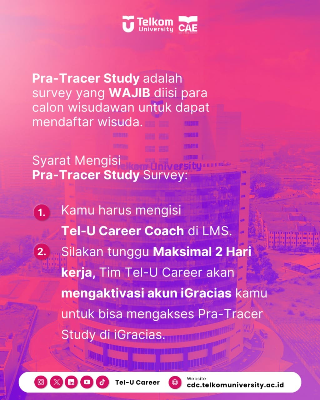 Wisuda sebentar lagi nih Udah tau belum syarat untuk bisa daftar wisuda 4
