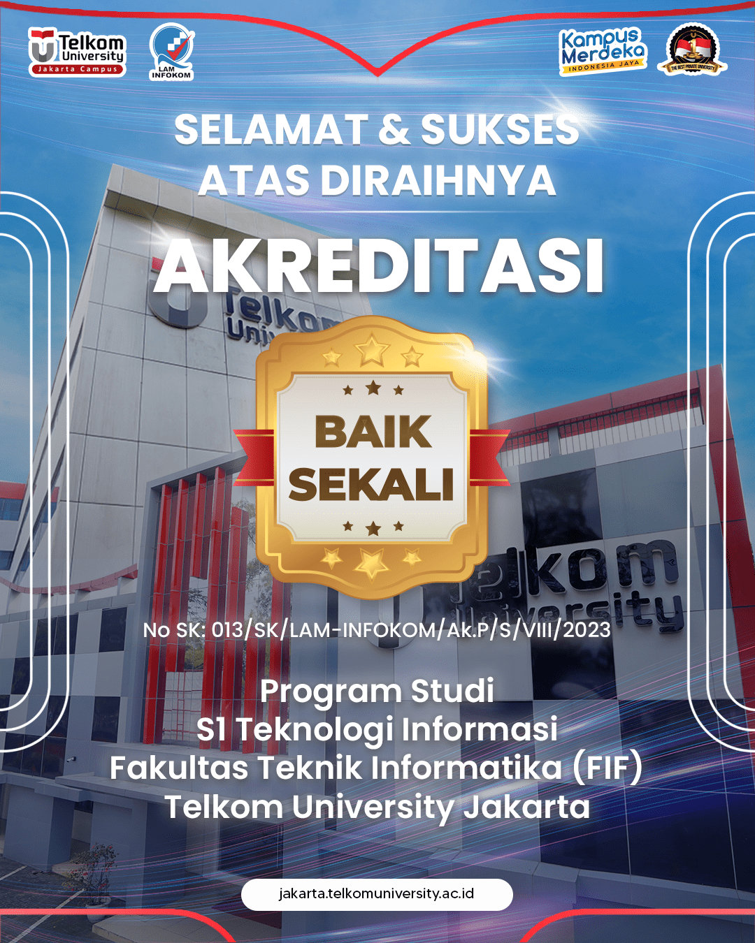 Hai TelUtizen Jkt! ada kabar baik untuk kita semua. Berdasarkan