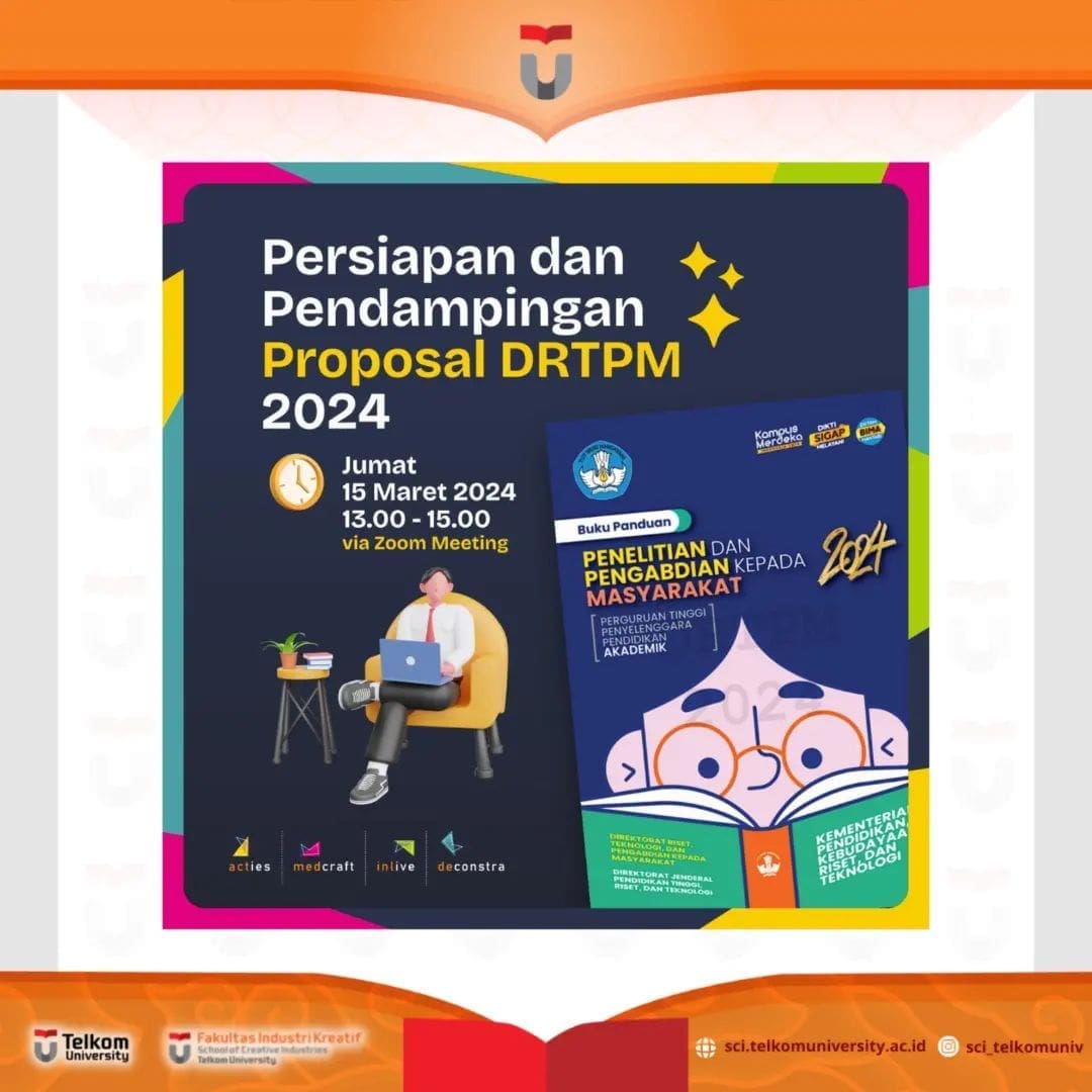 Kelompok Keahlian Fakultas Industri Kreatif akan menyelenggarakan Agenda Kegiata