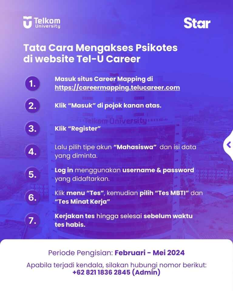 Jelajahi potensimu dan siapkan dirimu untuk menghadapi tantangan di dunia kerja bersama program STAR dari Direktorat Kemahasiswaan Karir dan Alumni 2