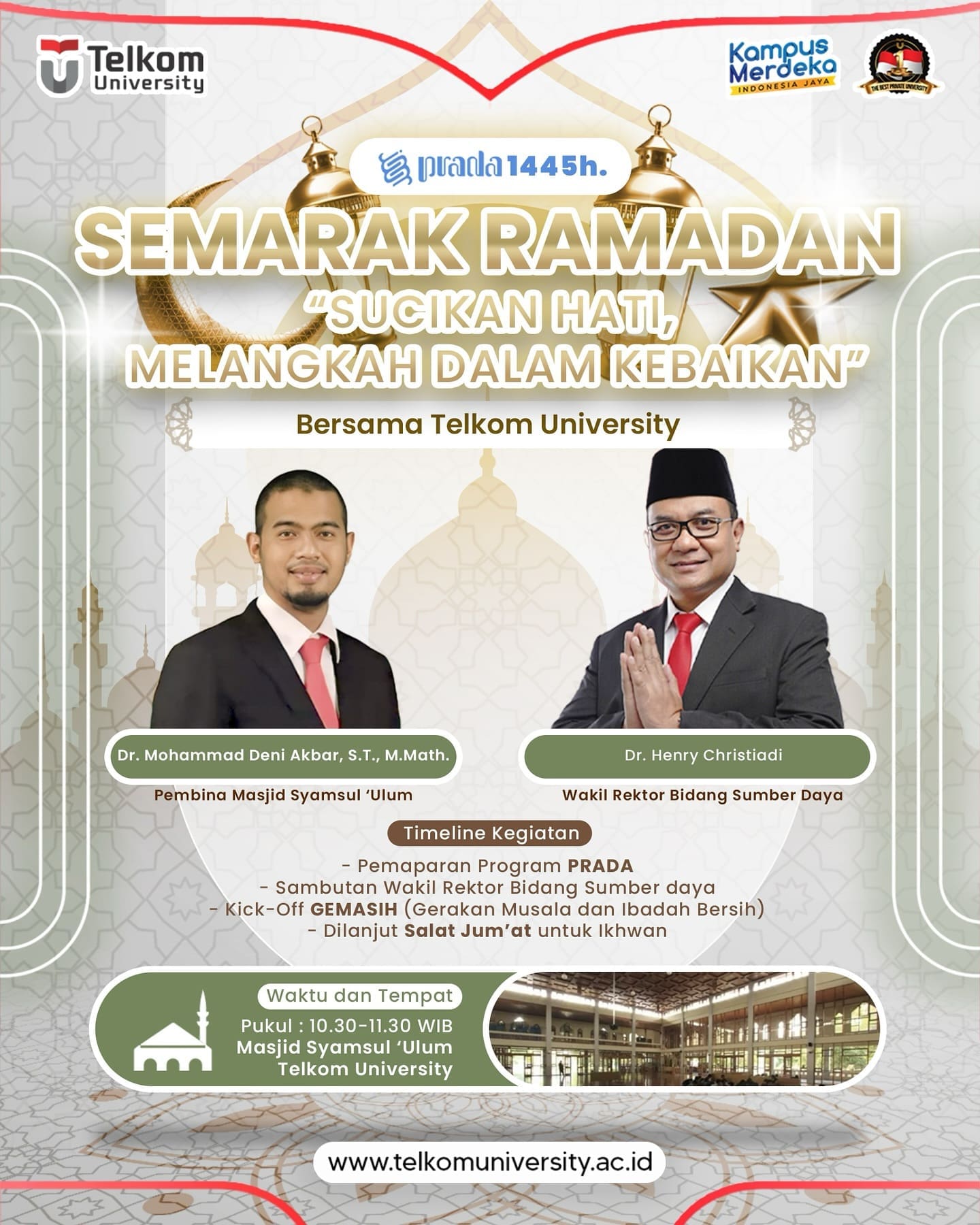 1717399178 HEI TelUtizen Dalam menyambut bulan suci Ramadhan 1455H Telkom University