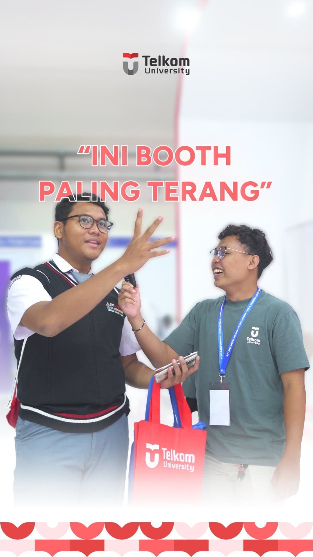 1718388387 Dateng ke IIETE tapi nggak mampir ke booth Tel U yang