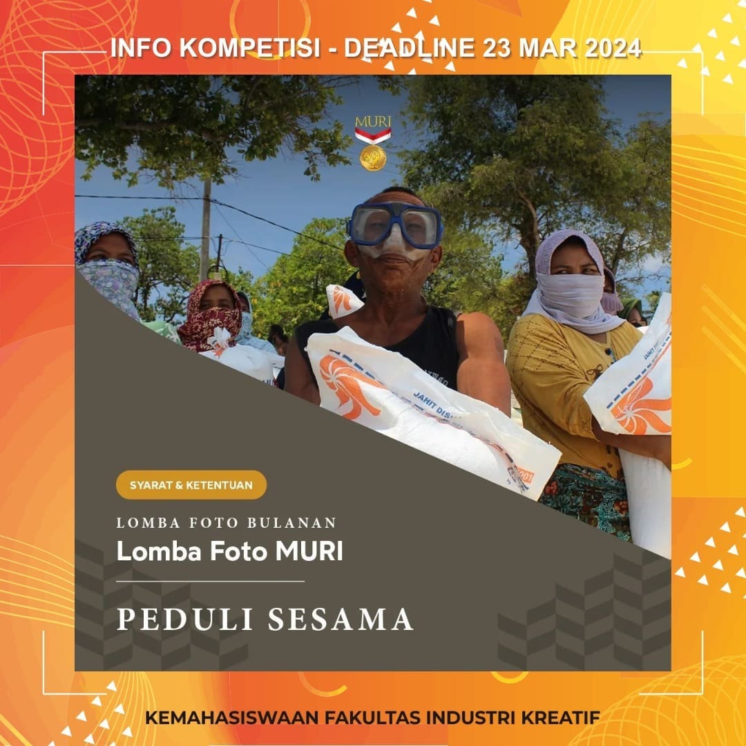 1718735326 INFO KOMPETISI Deadline 22 Maret 2024 More