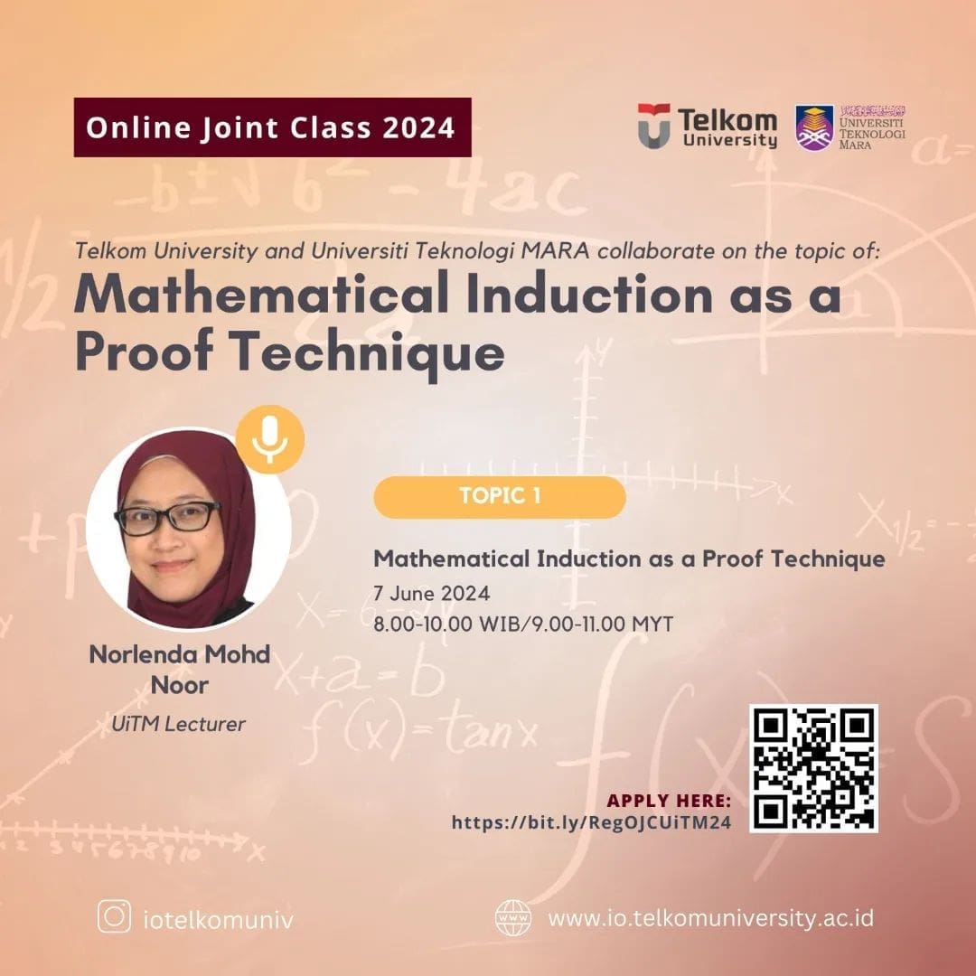 1719801578 OJC TelU UiTM 2024 MATHEMATICAL INDUCTION Join the ONLINE JOINT