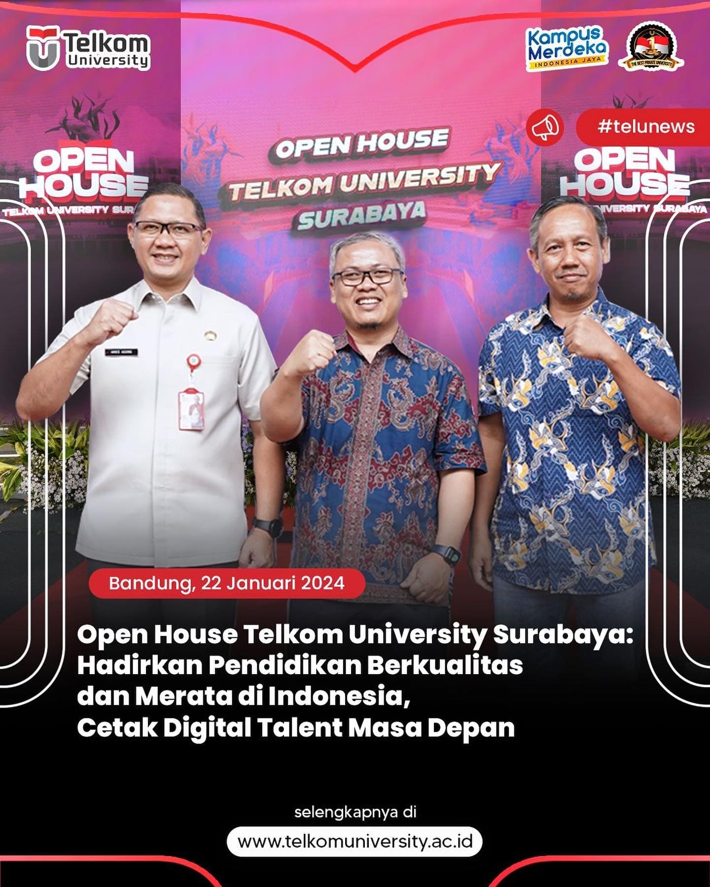 1720159681 Open House Telkom University Surabaya Hadirkan Pendidikan Berkualitas dan Merat