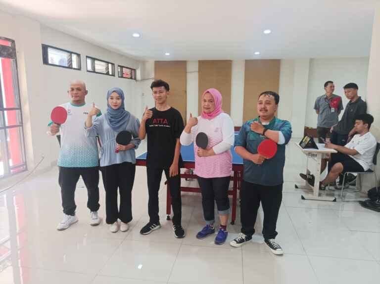 Fasilitas Lapangan Olahraga Tenis Meja Telkom University 10