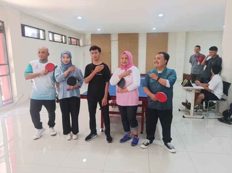 Fasilitas Lapangan Olahraga Tenis Meja Telkom University 12