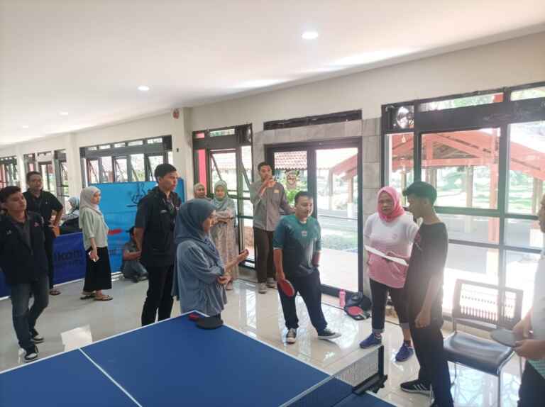Fasilitas Lapangan Olahraga Tenis Meja Telkom University 14