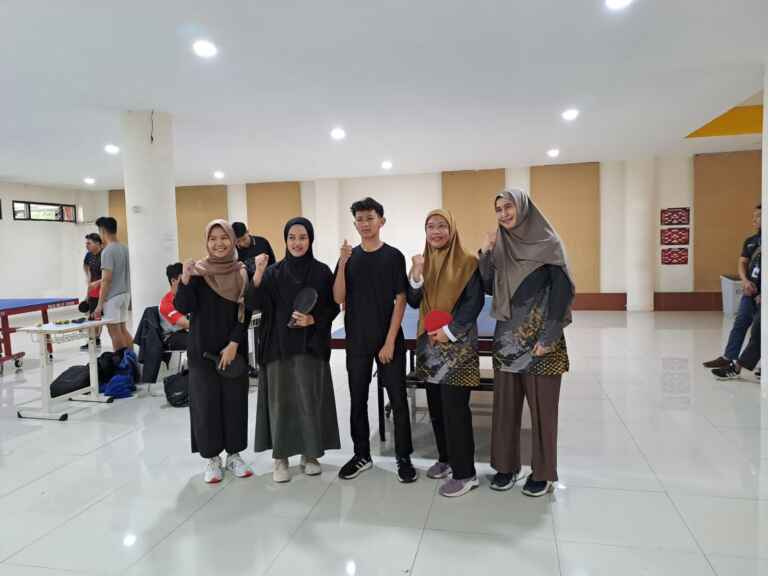 Fasilitas Lapangan Olahraga Tenis Meja Telkom University 16