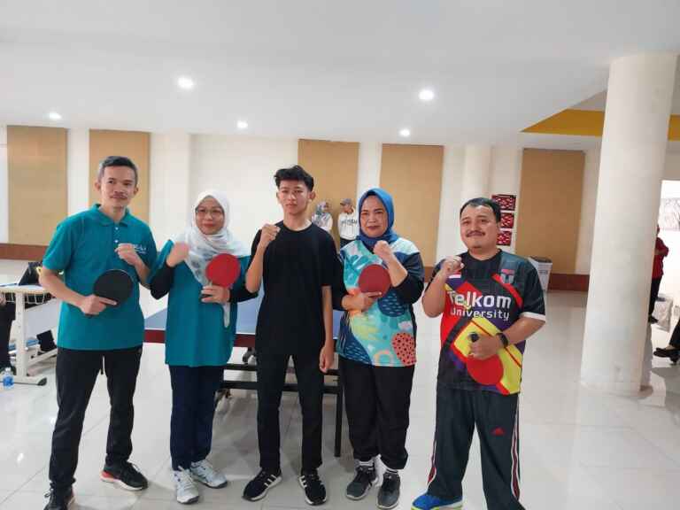Fasilitas Lapangan Olahraga Tenis Meja Telkom University 17