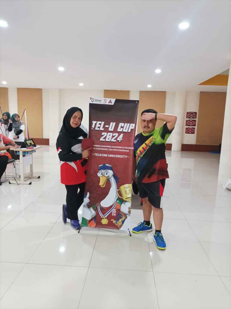 Fasilitas Lapangan Olahraga Tenis Meja Telkom University 24