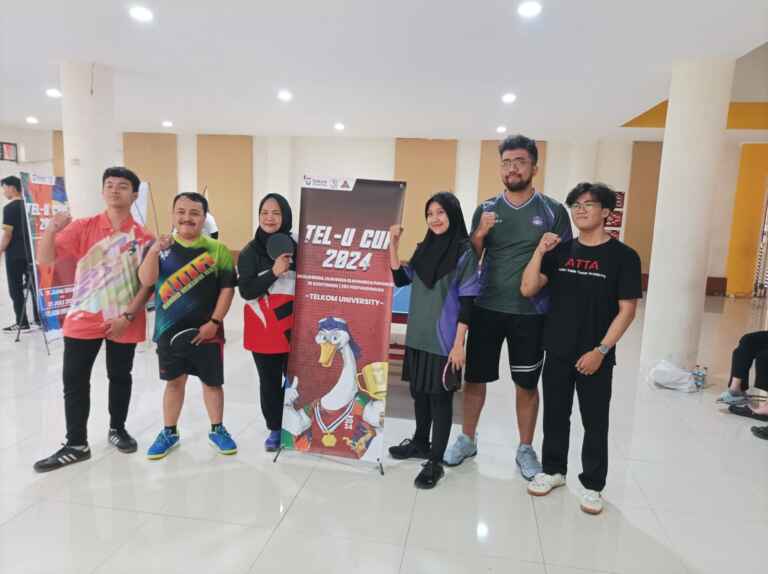 Fasilitas Lapangan Olahraga Tenis Meja Telkom University 26