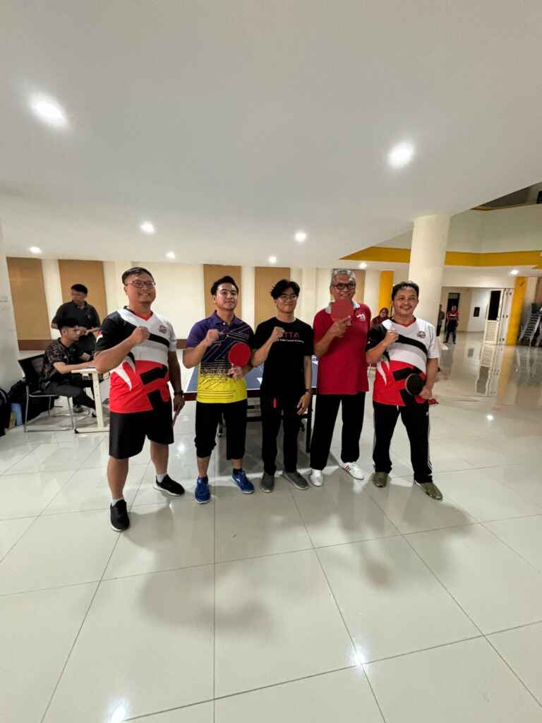 Fasilitas Lapangan Olahraga Tenis Meja Telkom University 6