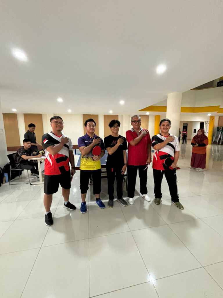 Fasilitas Lapangan Olahraga Tenis Meja Telkom University 8