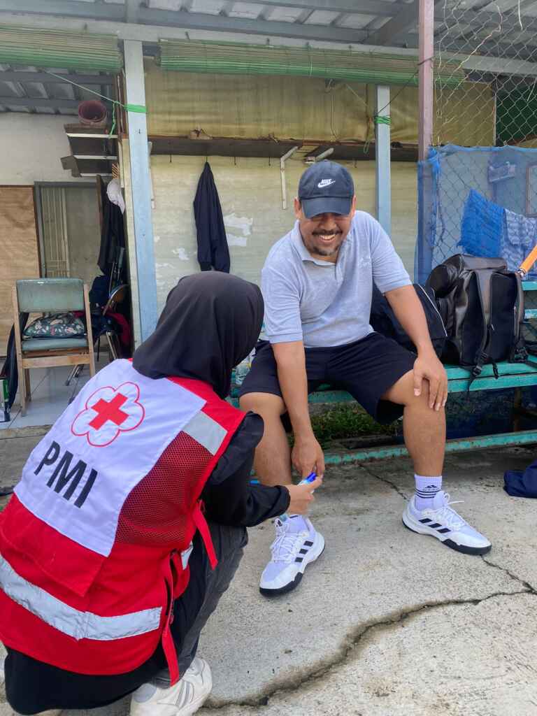 Fasilitas Olah Raga Tenis Lapangan Telkom University 7