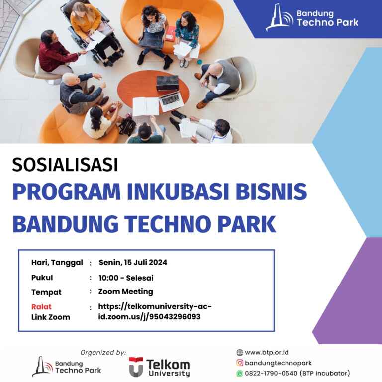 PROGRAM INKUBASI BISNIS BANDUNG TECHNO PARK