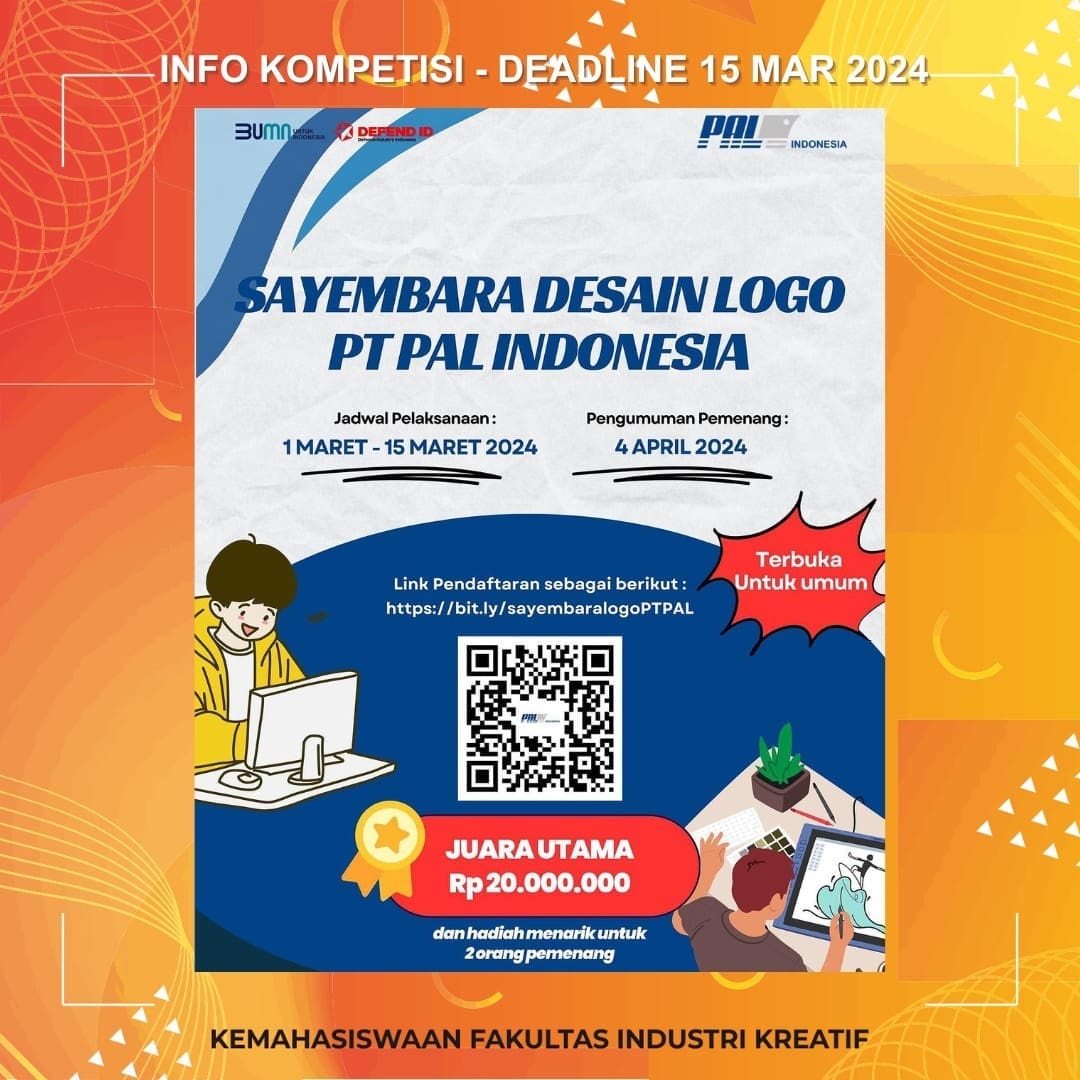 1723872667 INFO KOMPETISI Deadline 15 Maret 2024 More