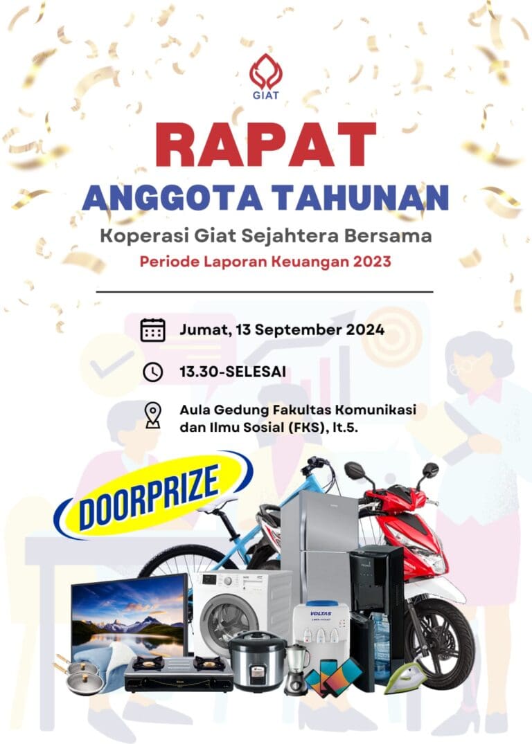 Rapat Anggota Tahunan Koperasi Giat Sejahtera