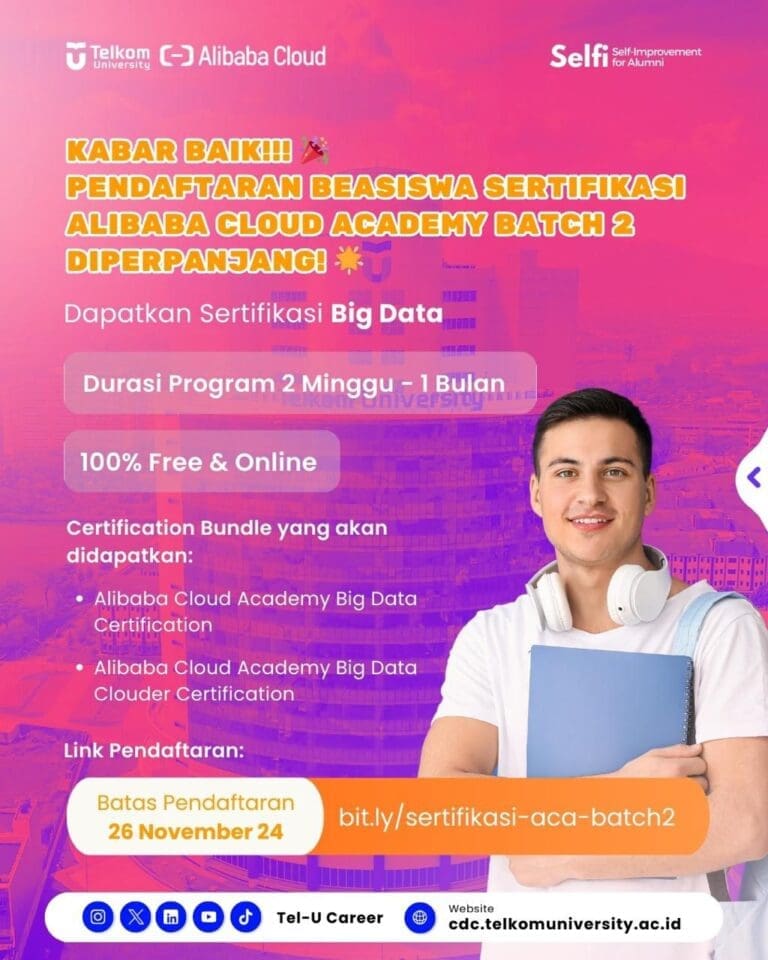 Beasiswa Sertifikasi Alibaba Cloud Academy Batch 2