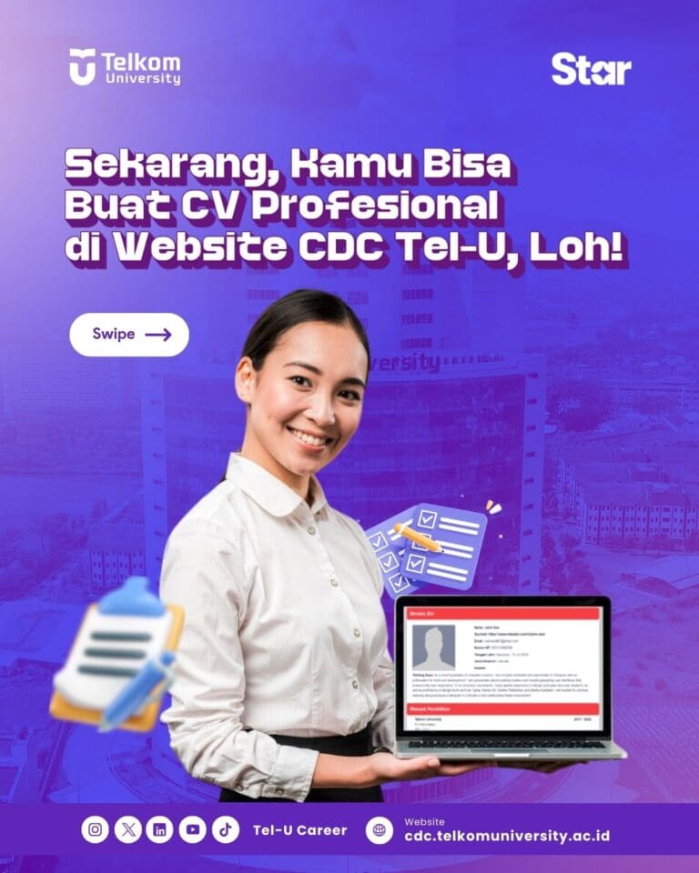 Membuat CV Digital di CDC Telkom University a