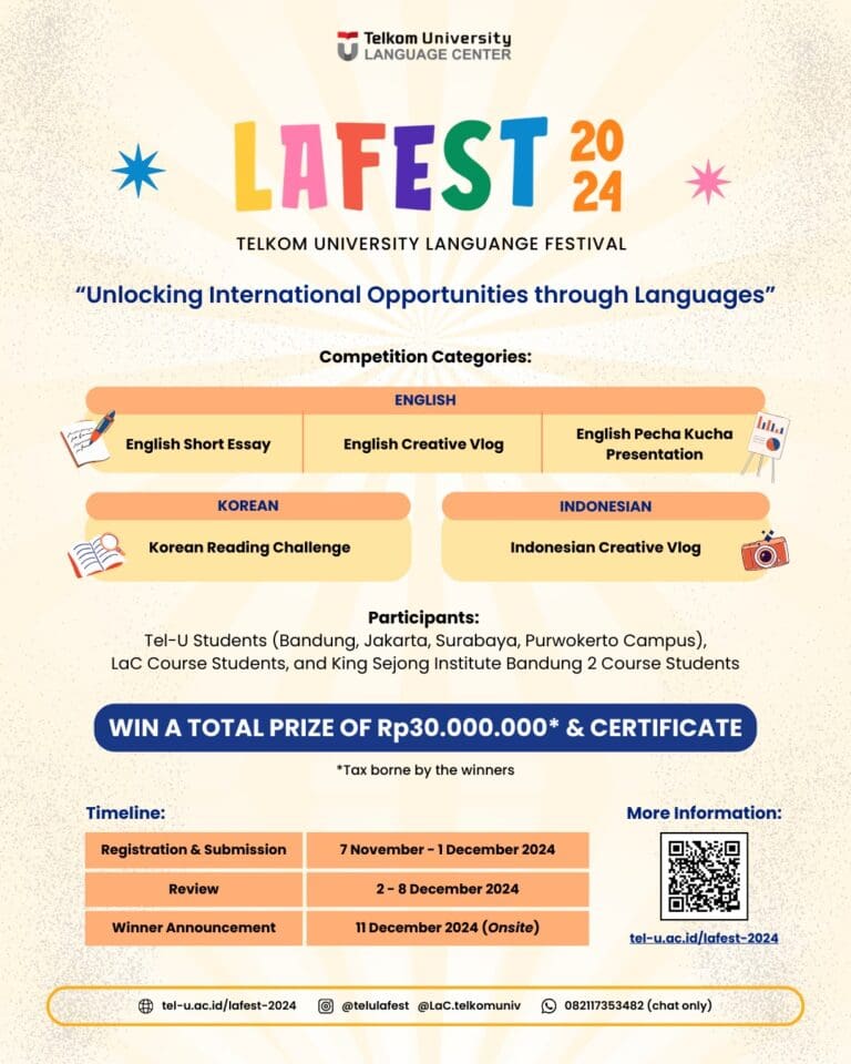Telkom University Language Festival 2024