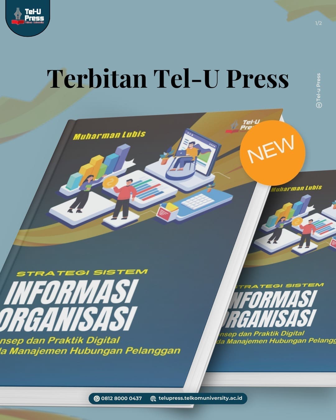 1736892385 HEI TelUtizen Buku Strategi Sistem Informasi Organisasi karya Muharman Lubi