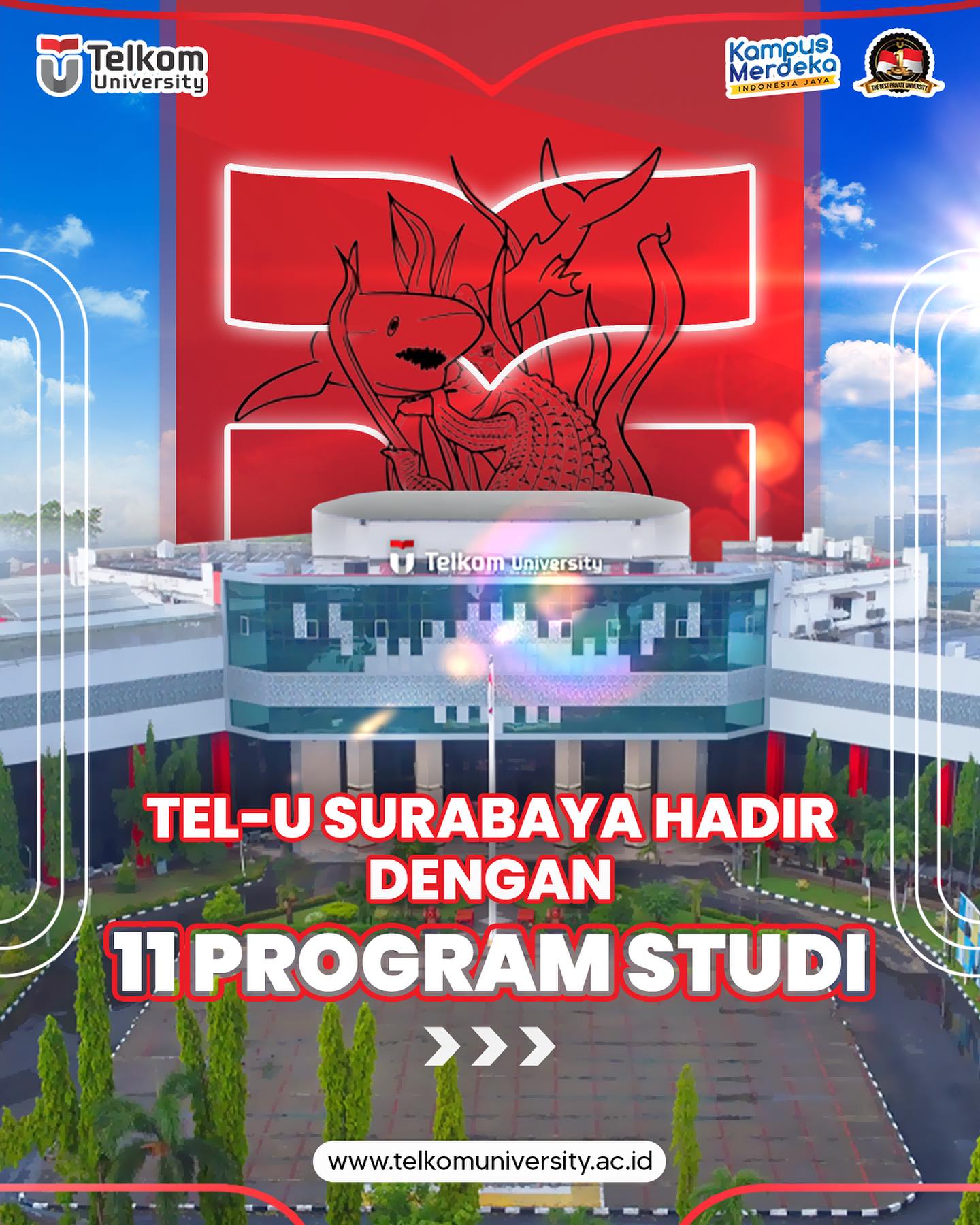 1736955961 HEI TelUtizen Kini Telkom University Surabaya hadir dengan 11 Program