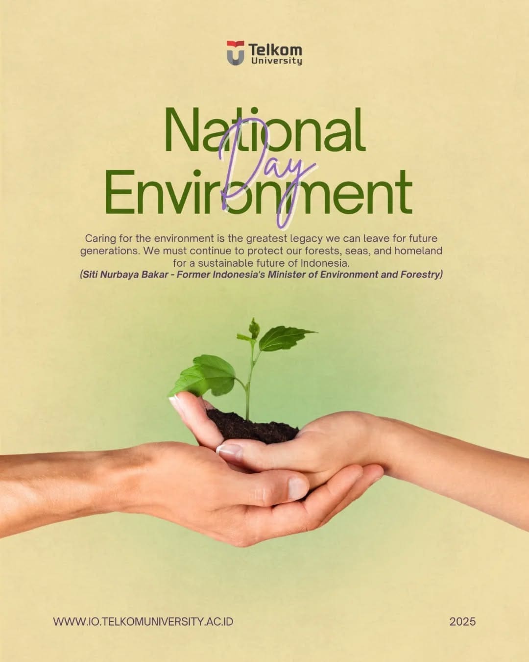 1736957684 Happy Indonesian Environment Day At Telkom University were committed to