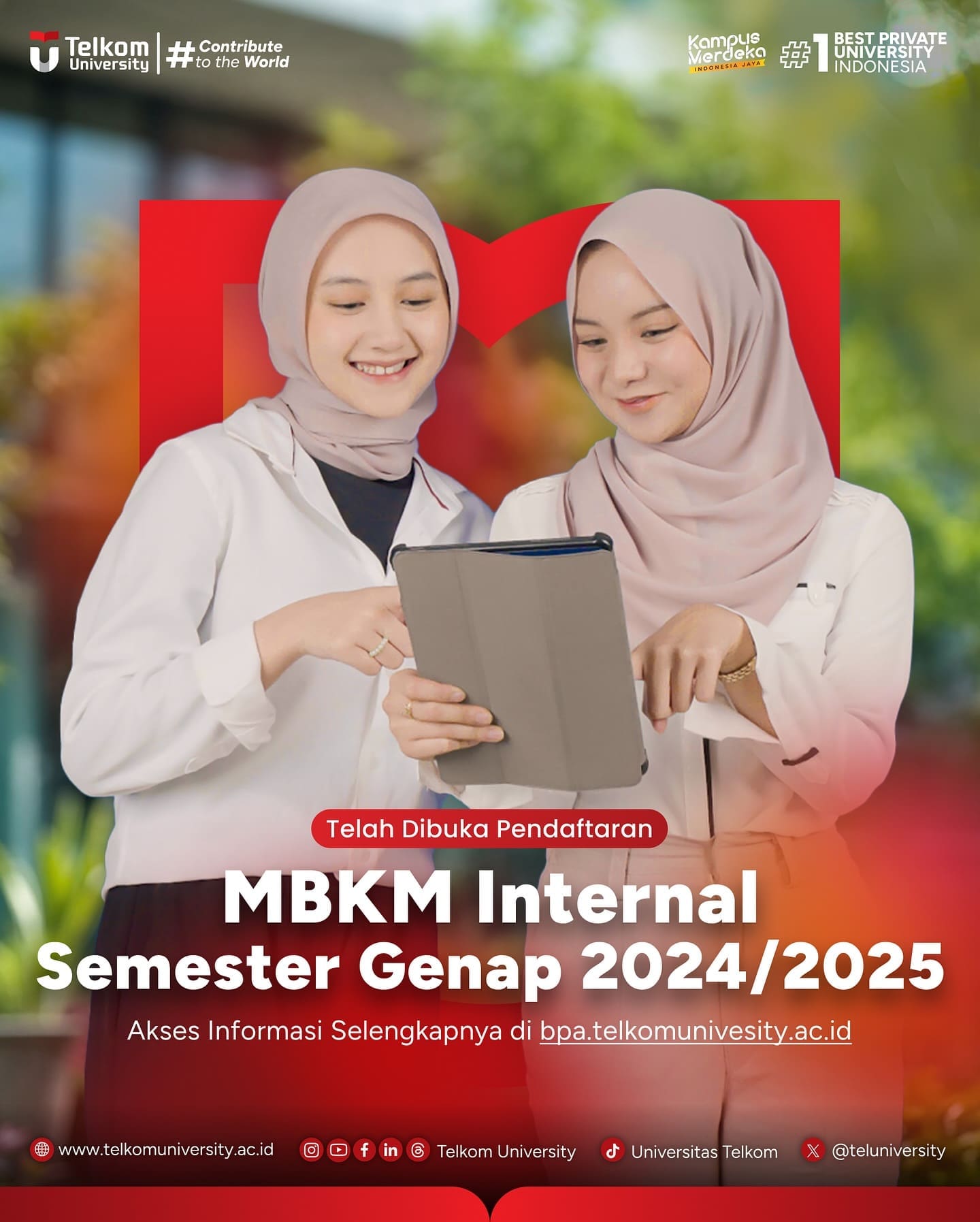 1737311383 HEI TelUtizen Pendaftaran MBKM Internal sudah dibuka Kamu mau ikutan