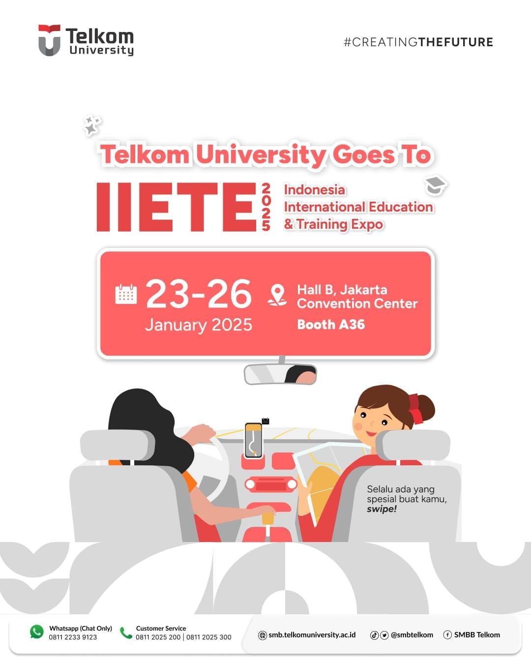 1737491396 Telkom University hadir di Indonesia International Education Training Expo