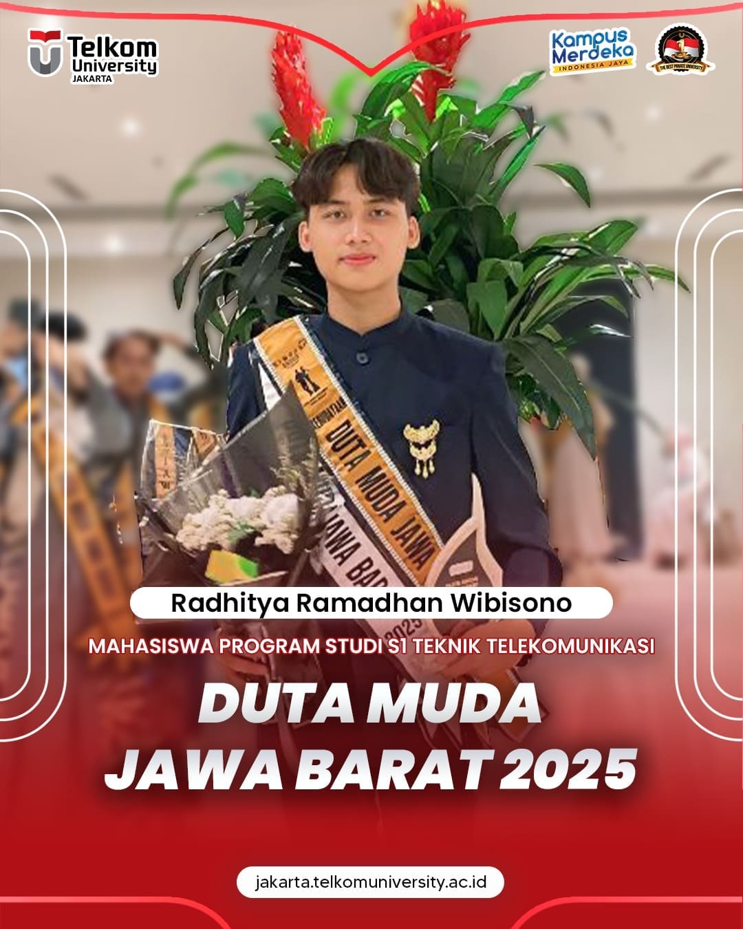 1737547928 Hallo TelUtizen Jkt Yuk kita intip sedikit perjalanan Radhitya Ramadhan