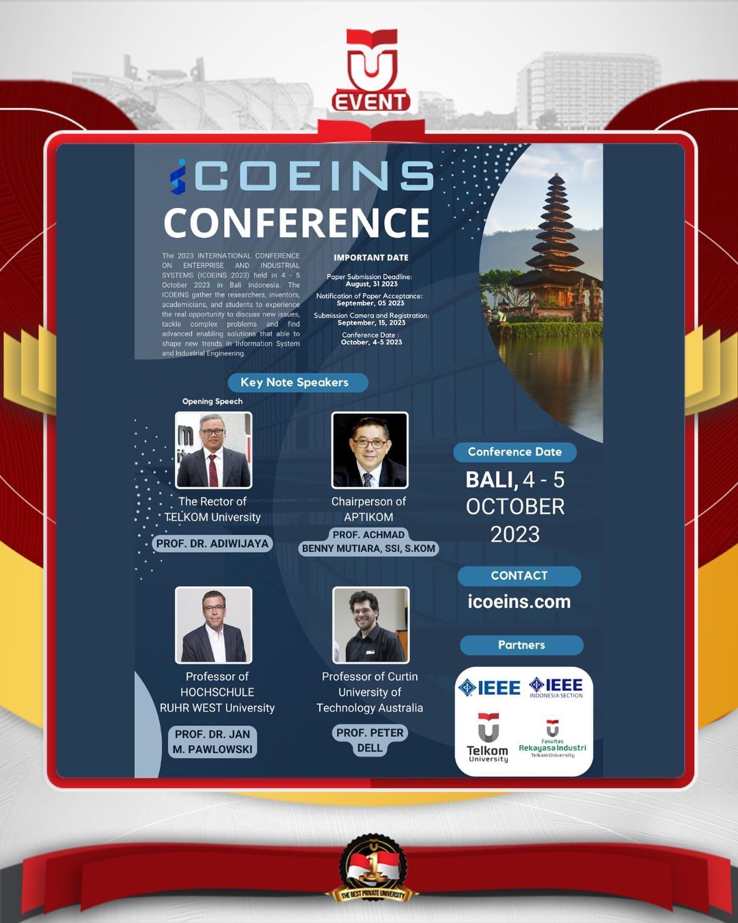 CALL FOR PAPERS The 2023 INTERNATIONAL CONFERENCE ON ENTERPRISE AND