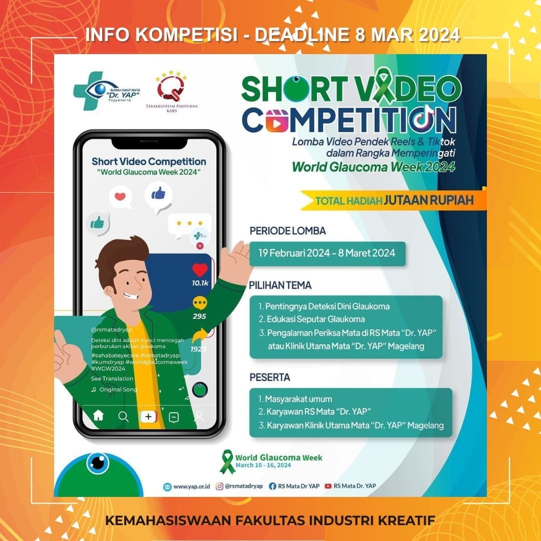 INFO KOMPETISI Deadline 8 Maret 2024 More