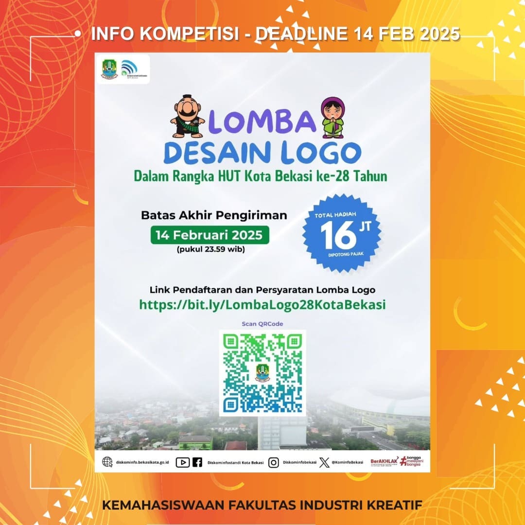 1738869181 INFO KOMPETISI Deadline 14 Februari 2025 More