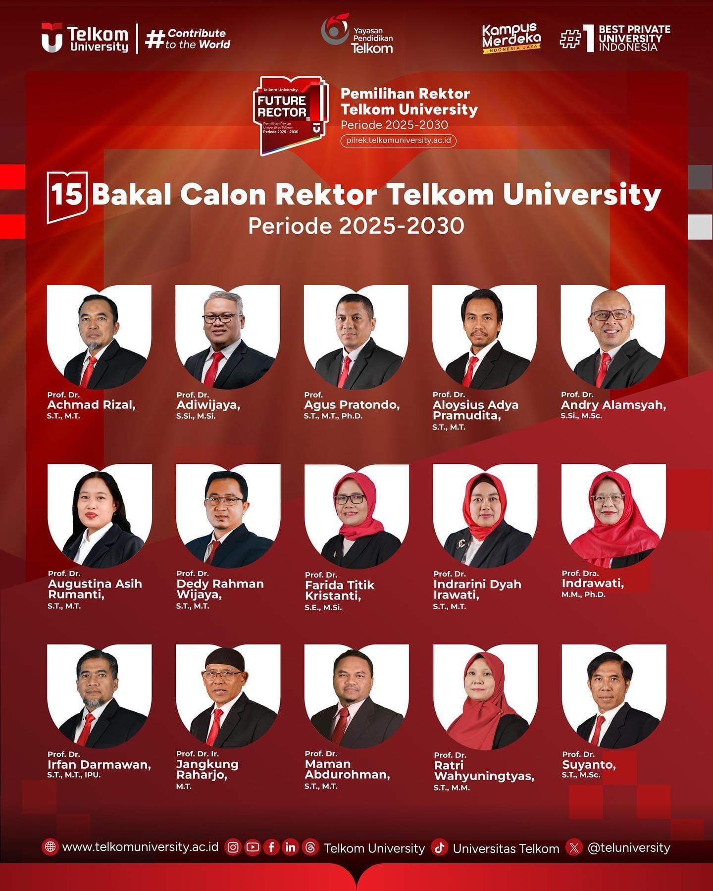 1739228888 HEI TelUtizen Perjalanan menuju kepemimpinan baru Telkom University telah dimul