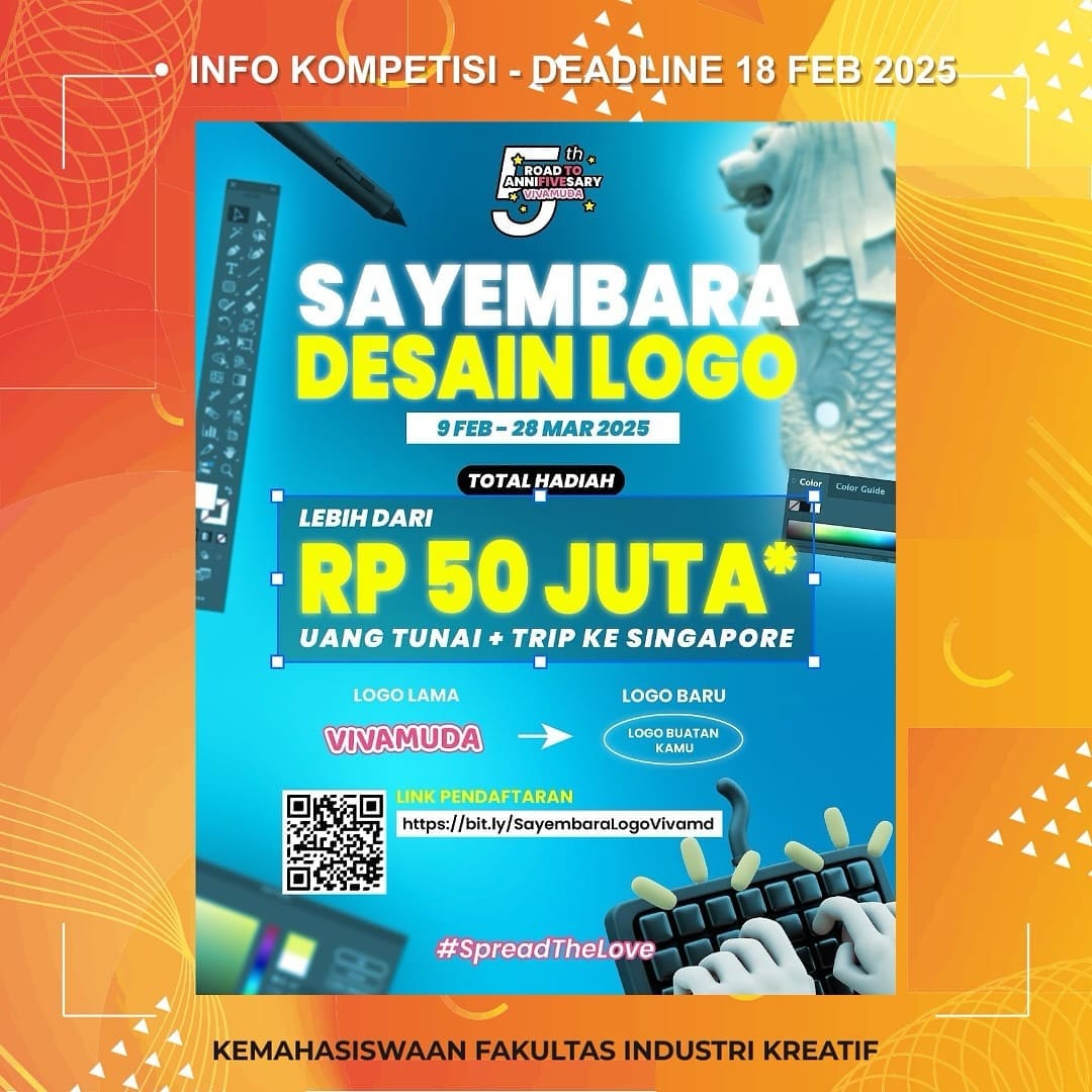 1739494777 INFO KOMPETISI Deadline 18 Februari 2025 More