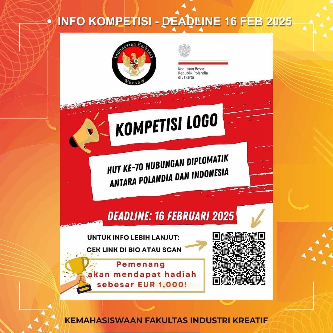 1739529186 INFO KOMPETISI Deadline 16 Februari 2025 More