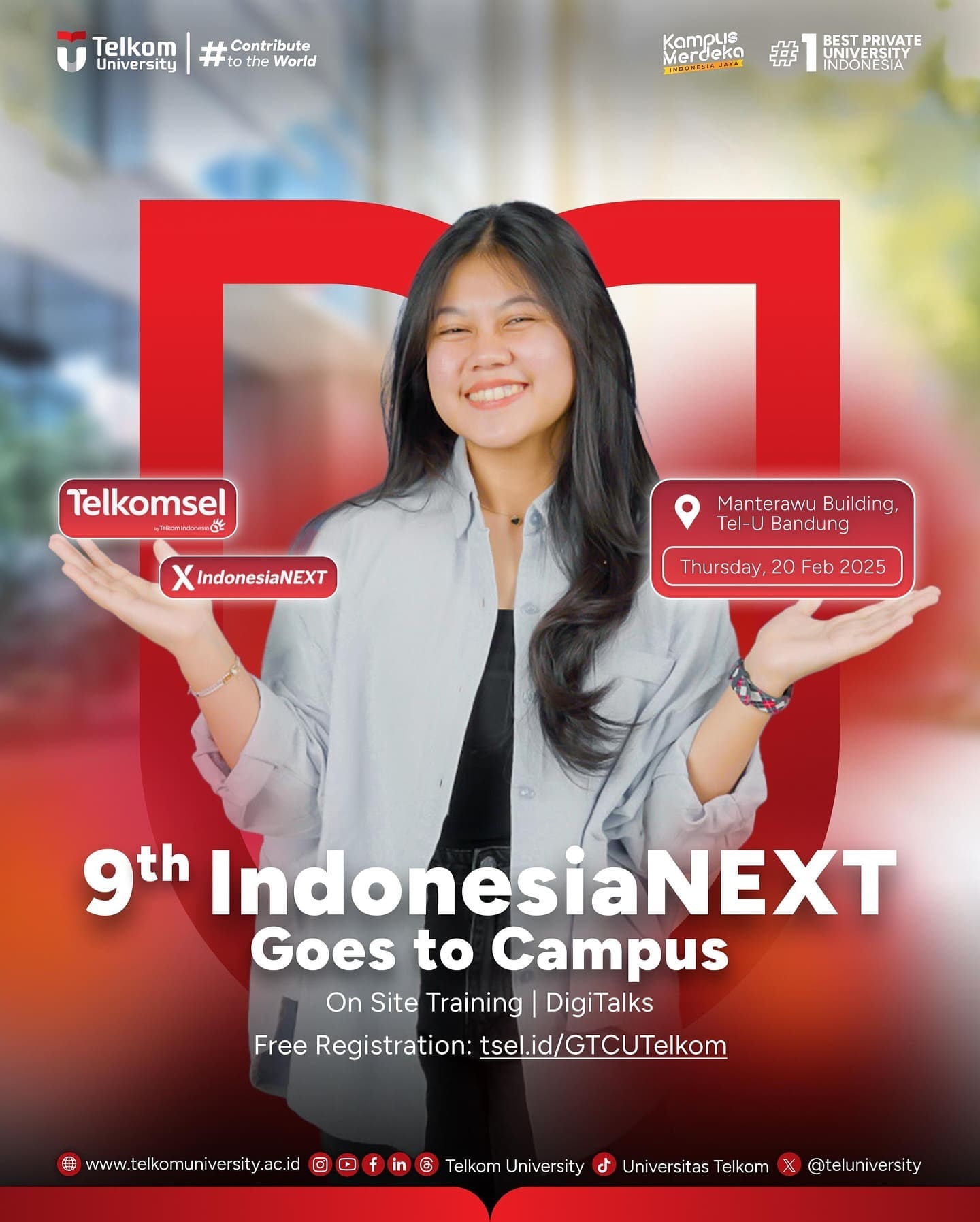 1739529916 HEI TelUtizen IndonesiaNEXT Hadir di Bandung Siap upgrade skill AI mu