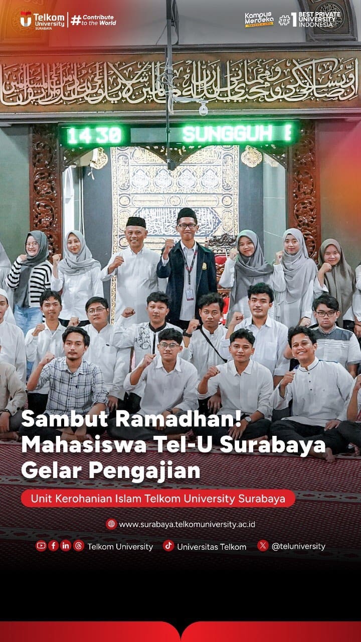 1740178671 UKM Kerohanian Islam Tel U Surabaya mengawali Festival Ramadhan dengan pengajian
