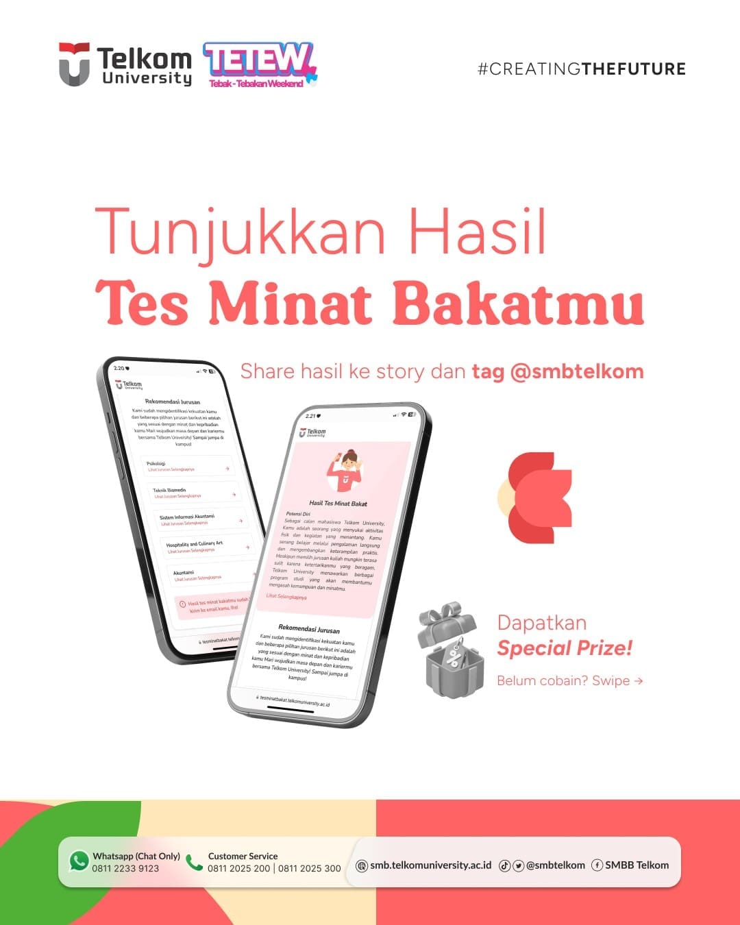 1740479049 Sudah coba Tes Minat Bakat dari Telkom University Selain bisa