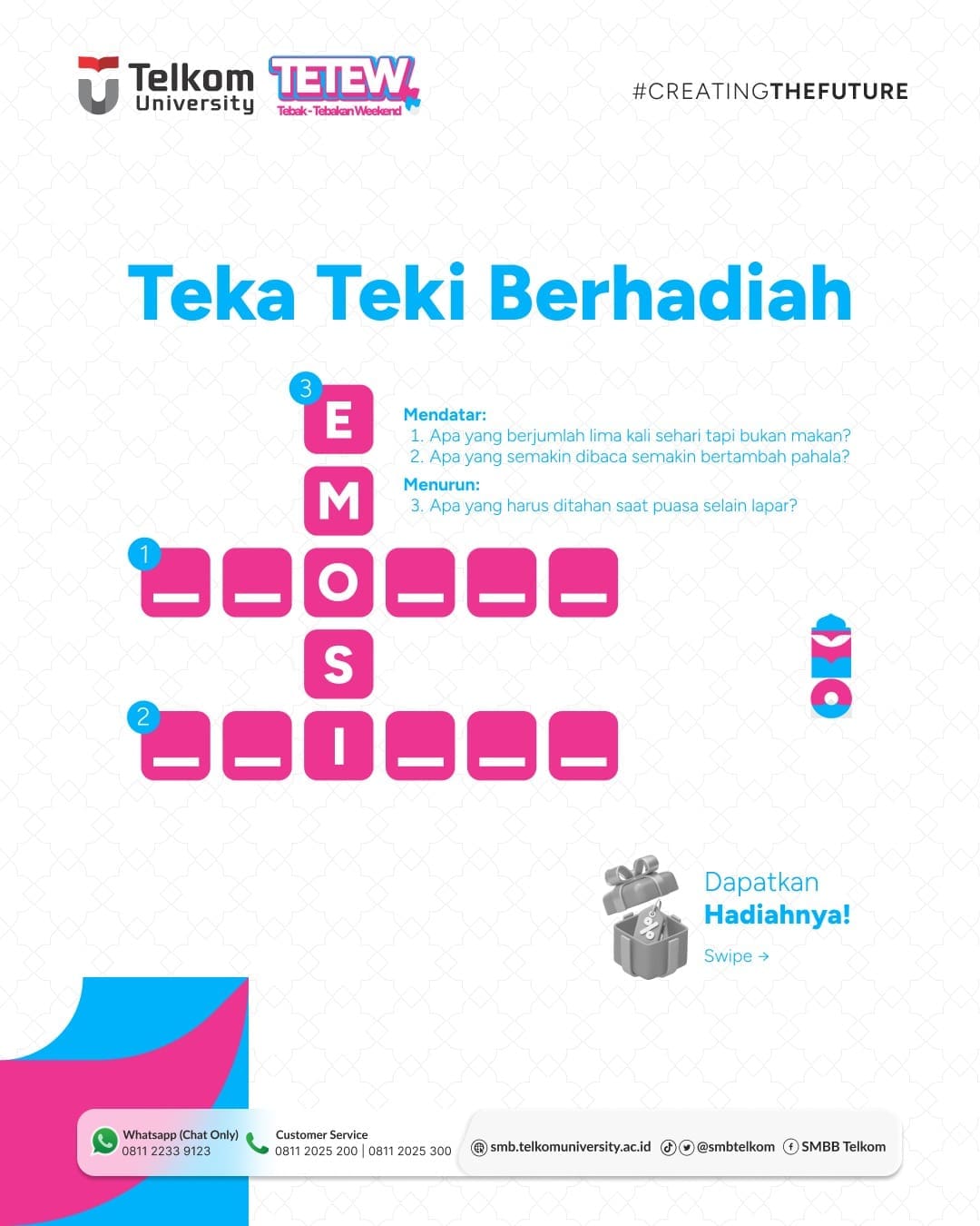 1741504138 Teka teki soalnya susah Siapa berhasil tebak dapat hadiah Yuk Ada