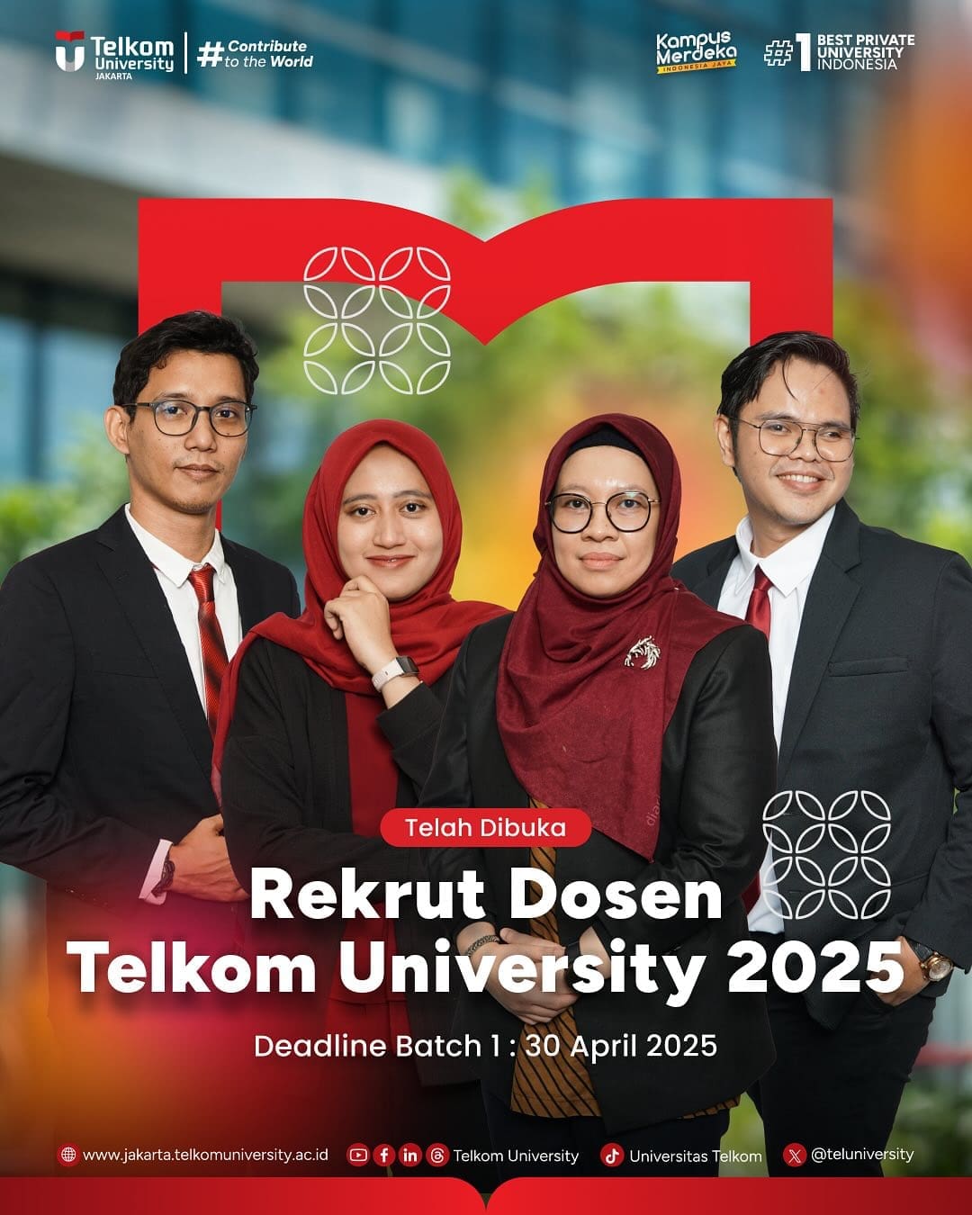 1741599775 HEI TelUtizen Telkom University membuka kesempatan bagi akademisi terbaik untu